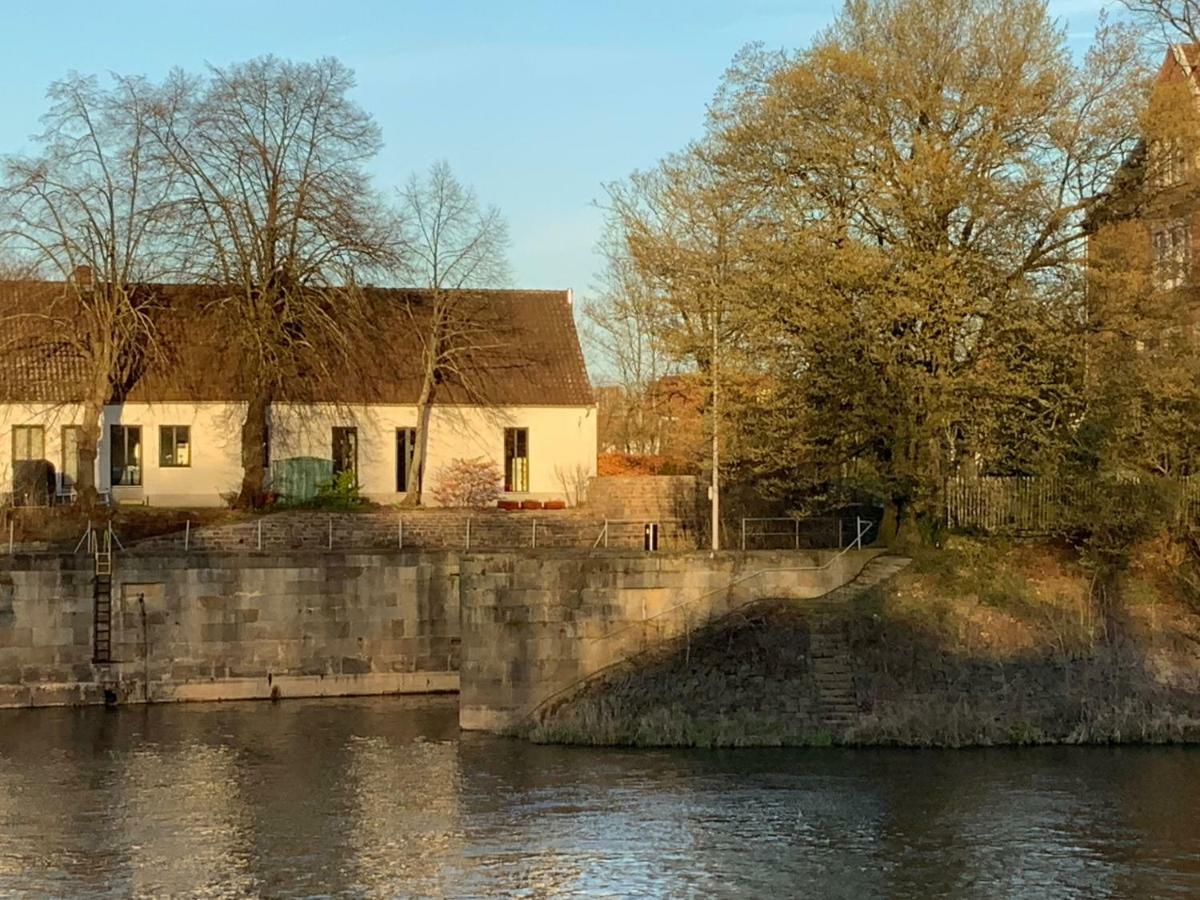 Ferienwohnung Schleusenhaus Hameln Hamelin Exterior foto