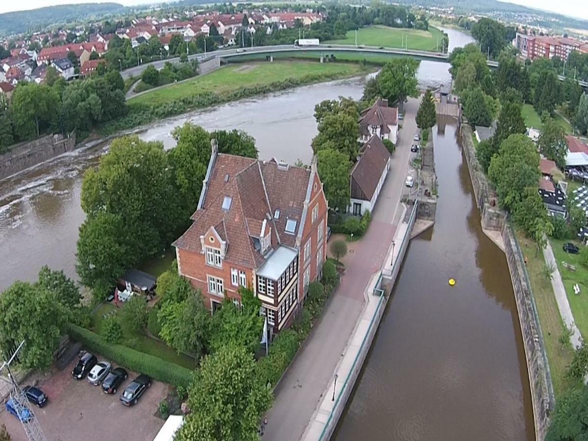 Ferienwohnung Schleusenhaus Hameln Hamelin Exterior foto